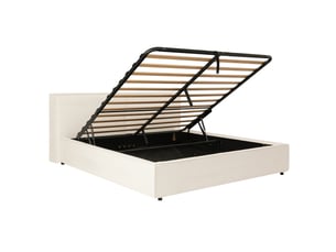 Lit coffre 180x200 cm    coloris blanc