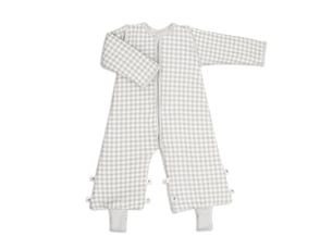 Pyjama bébé interbaby vichy - gris - coton