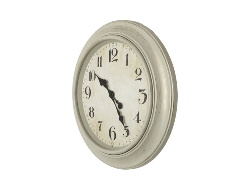  Horloge murale fabrilamp lamba ø 46 cm blanc 192410001 - Conforama C