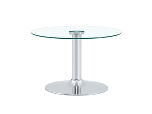 Table basse rond(e) coloris argenté PANGIVO W3658P439505 - 70 cmx70 cm