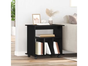 Caisson roulant de bureau 60 x 45 x 55 cm bois d'ingénierie chêne noir