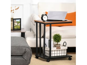 Table basse rectangulaire coloris bicolore DESMIU  - 36 cmx51 cm
