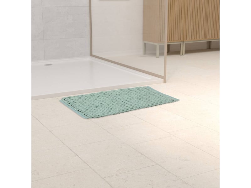  Tapis colorama rectangulaire 50x75cm vert céladon COLORAMA - Conforama B