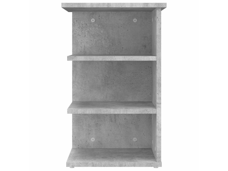  Buffet - armoire latérale gris béton 35x35x55 cm aggloméré  - Conforama E