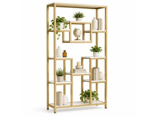 Etagère 90 cm coloris bicolore