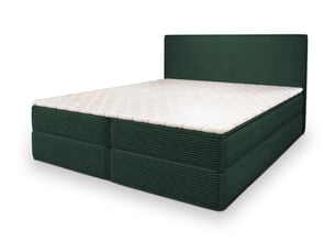 Lit avec rangement 160x200 cm <strong>MASSENO</strong> <strong></strong> coloris vert