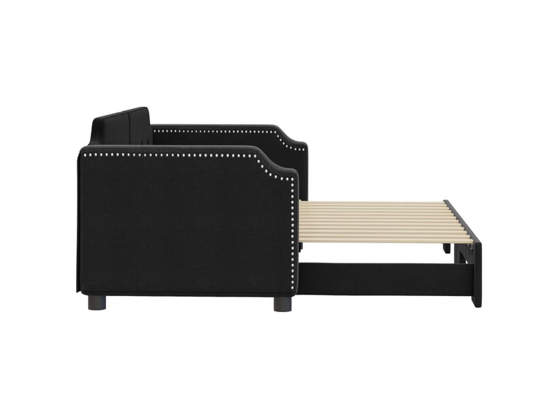  Lit simple- lit adulte -  lit de jour avec gigogne sans matelas 80x200 cm  - Conforama C