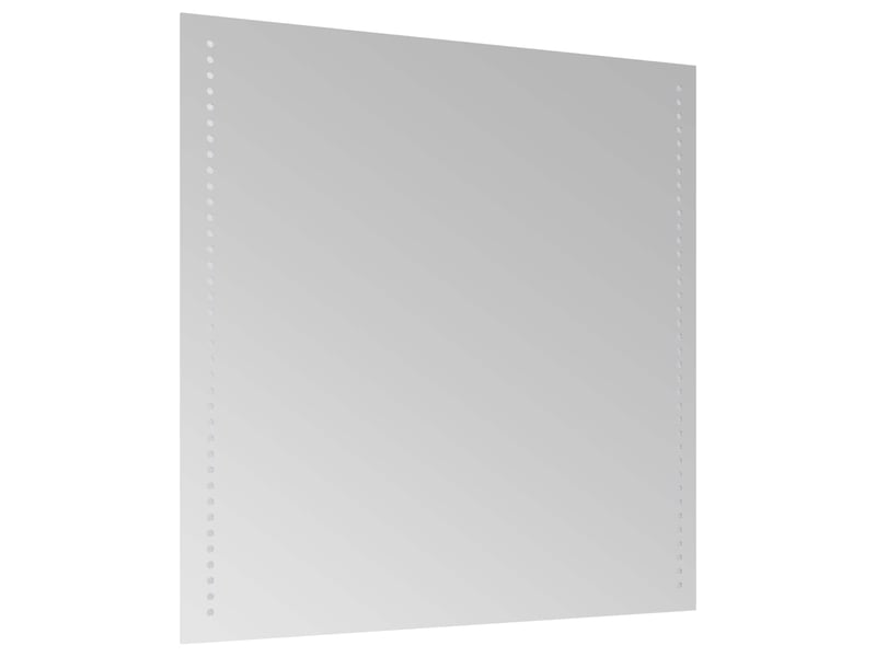  Miroir de salle de bain, miroir de toilette led transparent 60 x 60 cm verre trempé cf62599  - Conforama D