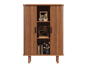 Buffet 2 porte(s)  0 tiroir(s) HOMVRA  - 110 cm coloris marron 