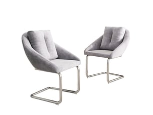 Pouf / repose pied gris