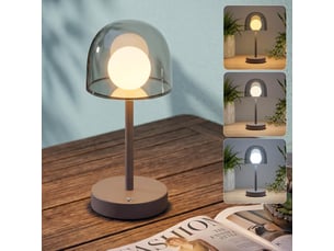Zmh lampe de table tactile sans fil lampe de chevet led intensité variable pour bureau