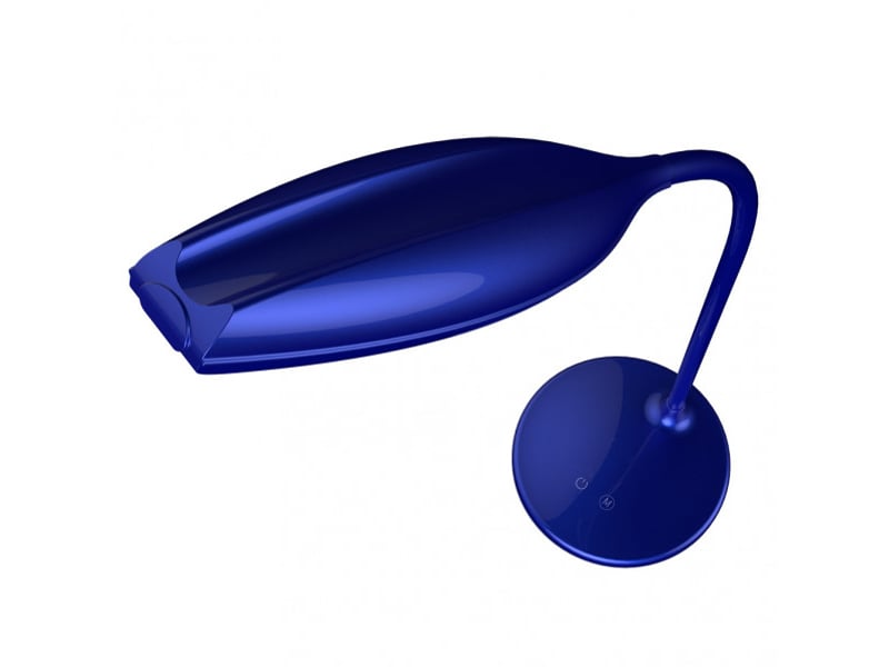  Fabrilamp turmalita lampe de bureau led bleue 7 w 560 lm, 3 températures, tactile et dimmable 140671008 - Conforama C
