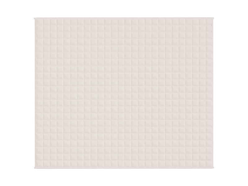  Couverture lestée adulte crème clair 220x260 cm 15 kg tissu shl75897  - Conforama C
