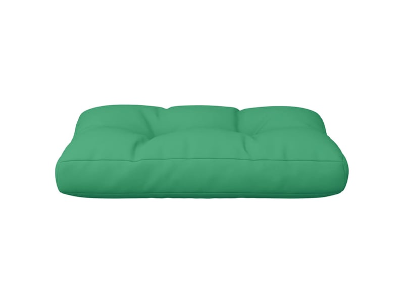  Coussin de palette, coussin de chaise, coussin de canapé vert 50x40x12 cm tissu cf55489  - Conforama E
