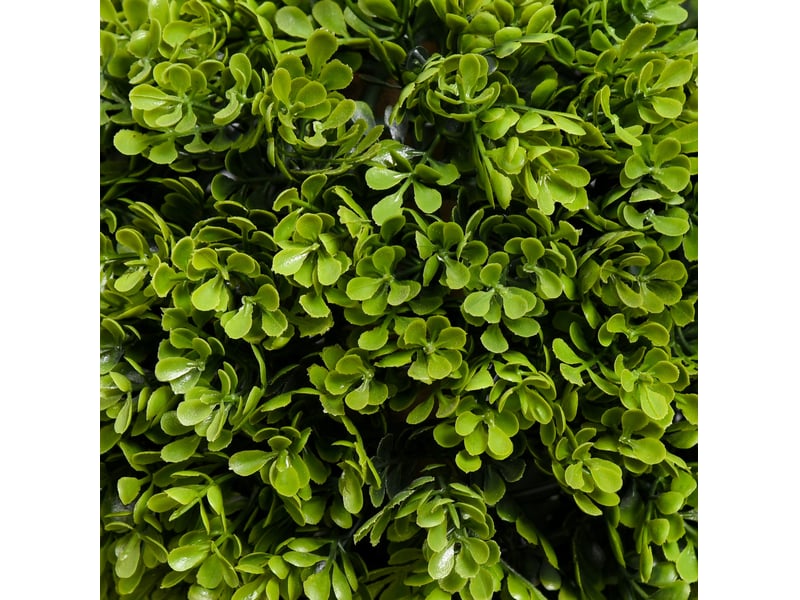  Plante artificielle buis 90 cm vert clair avec pot lesté et protection uv, idéale en intérieur comme en extérieur  - Conforama D