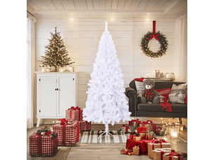 Sapin de noël, arbre de noël artificiel avec support 180 cm 620 branches