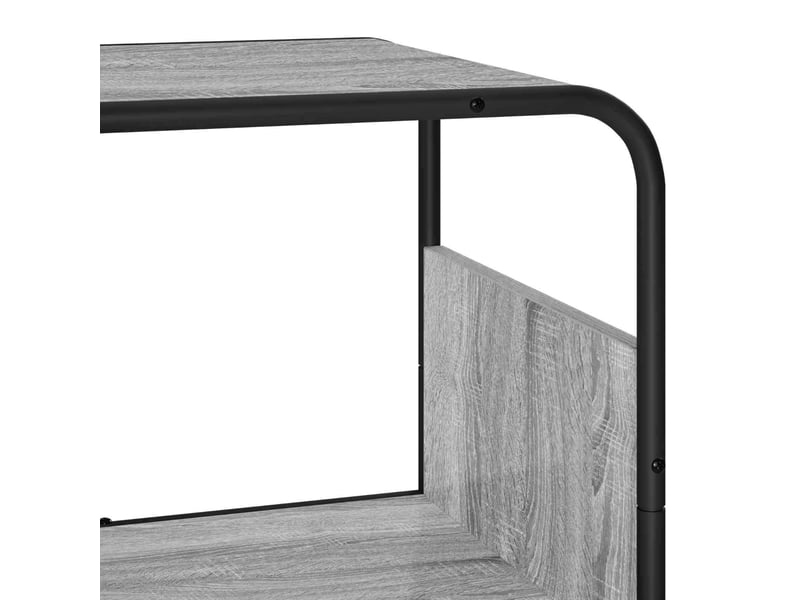  Buffet haut, buffet de rangement sonoma gris 60x37,5x144 cm bois d'ingénierie  - Conforama E