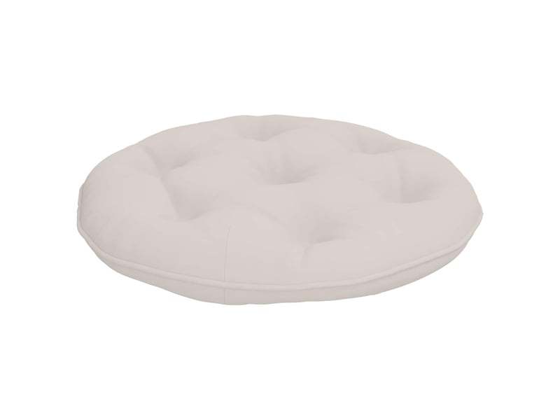 Coussin de chaise suspendue, coussin d'assise vianen 100 % polyester blanc cf54258 - Conforama A