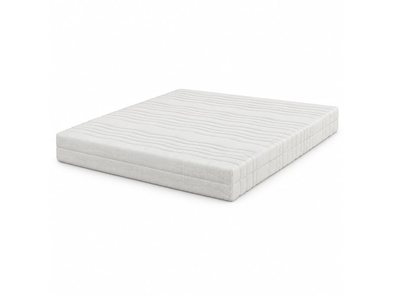  Matelas une place à noyau en mousse d25 profilé, housse 3d amovible lavable, blanc 90 × 200 × 18 cm  - Conforama A