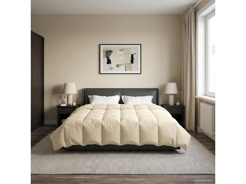  Couette - duvet d'été 220 x 260 cm été microfibre (100% polyester)  - Conforama B