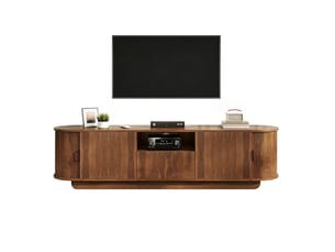 Lit adulte coloris bois foncé 180 cm <strong>SWEIKO</strong>  <strong></strong>