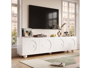 Meuble tv coloris blanc 38 cm URBAN MEUBLE