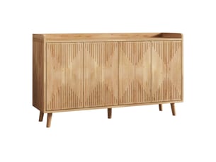 Buffet 4 porte(s)  0 tiroir(s)   - 140 cm coloris naturel 