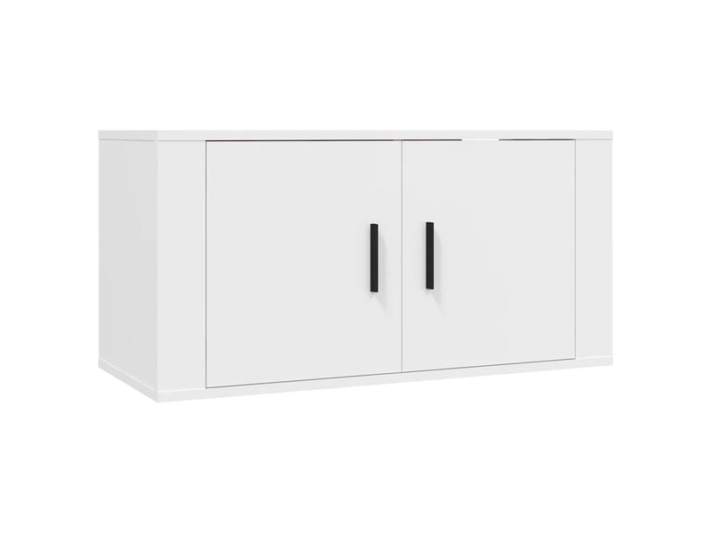  Ensemble de meubles tv 3 pcs blanc bois d'ingénierie shl28884  - Conforama D