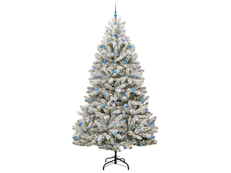 Sapin de noël, arbre de noël artificiel 270 cm 300 led blanc chaud cf61022 - Conforama C