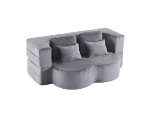 Deplimousse convertible 2 places   bleu et gris