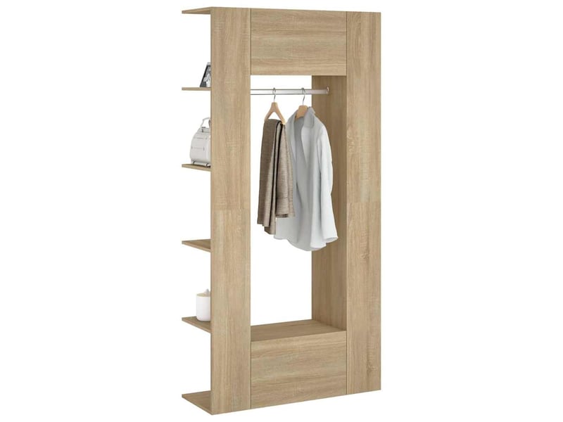  Armoires de couloir 2 pcs chêne sonoma bois d'ingénierie  - Conforama E