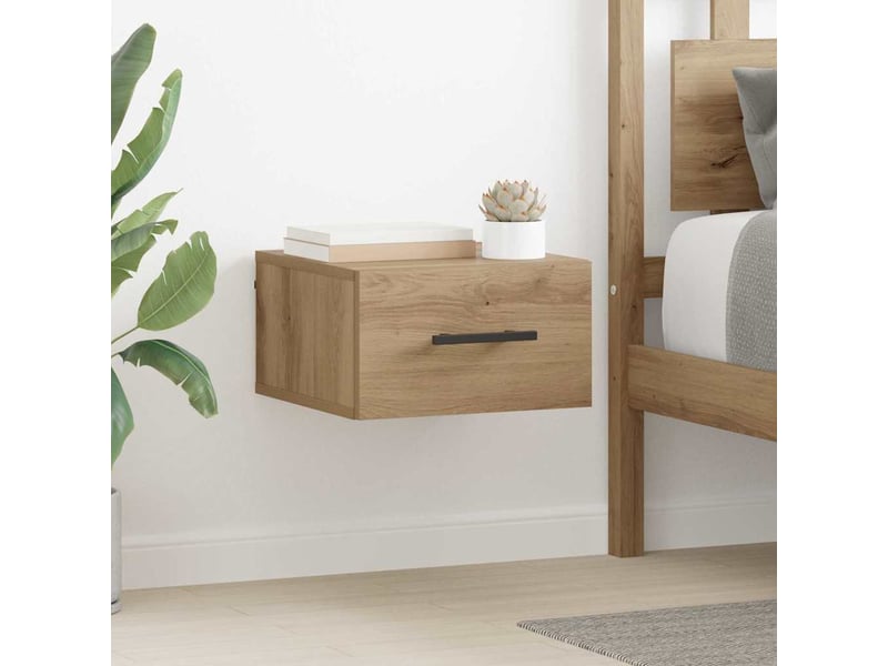 Table de chevet chambre, cabinet de chevet 35 x 35 x 20 cm bois d'ingénierie shl2996 - Conforama B