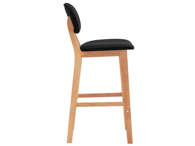  Lot de 2 tabouret de bar, chaise de bar noir tissu shl14929  - Conforama D