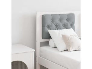 Tete de lit A poser largeur 9 cm <strong></strong> <strong></strong> argenté
