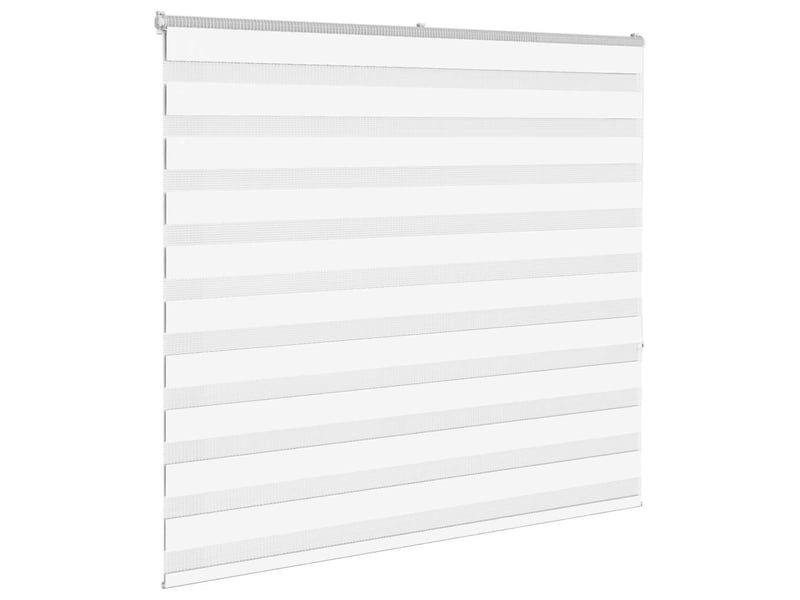  Store zèbre, store de fenêtre blanc 160x150 cm largeur du tissu 155,9cm polyester cf48388  - Conforama C