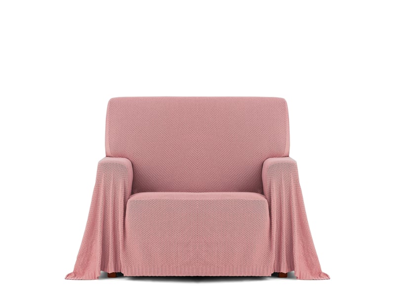 Tissu écossais en coton polyvalent 130 x 160 cm2  - Conforama A