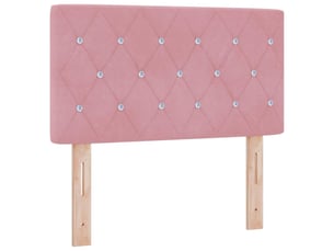 Tete de lit A poser largeur 80 cm rose