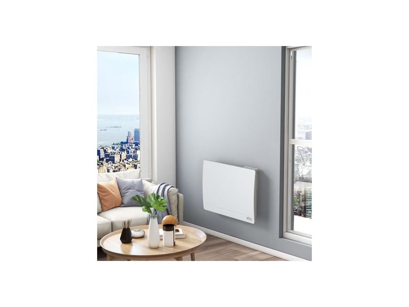 Radiateur inertie electrique 1000w wtfurius10 horizontal lcd ip24 AABLL16457 - Conforama E