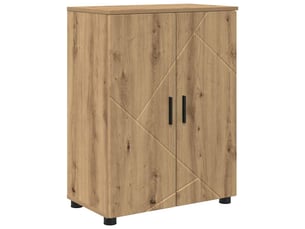 Cabinet de salle de bain, armoire salle de bain chêne artisanal 60 x 35 x 80 cm cf65289
