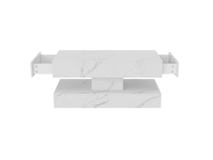 Table basse coloris blanc <strong>NAHILIMI</strong> <strong></strong>