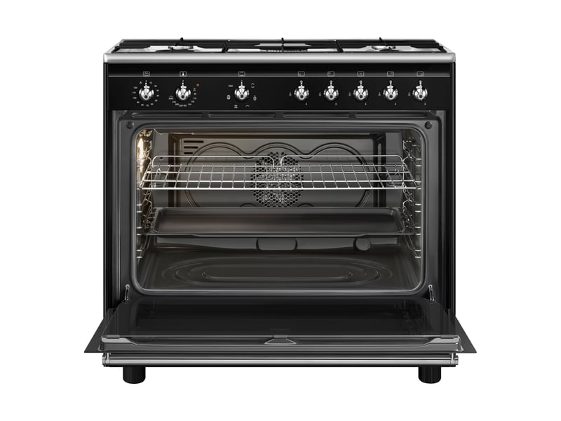 Cuisinière mixte 90 cm - Conforama L
