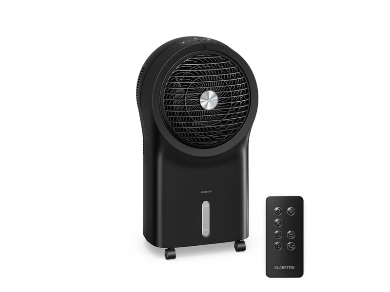 Klarstein whirlwind rafraîchisseur d'air 320 m³h 6l 30 m² 2 pains de glace 3 modes 60w noir - Conforama A