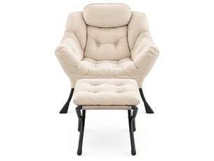 Fauteuil fixe  <strong></strong> Tissu beige