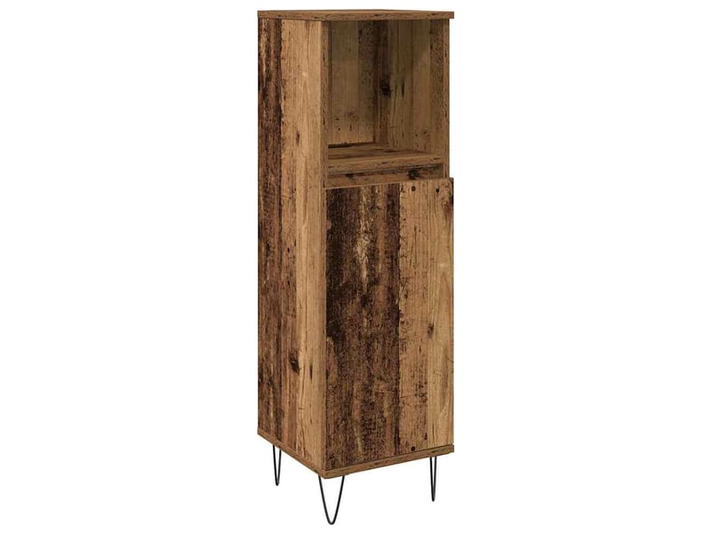  Ensemble de mobilier de salle de bain 3 pc bois ancien cf64256  - Conforama C