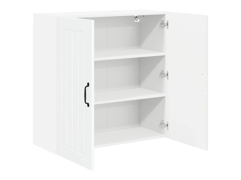 Meuble mural de cuisine, armoire de cuisine blanc 80x31x80cm bois d'ingénierie shl1259 - Conforama E