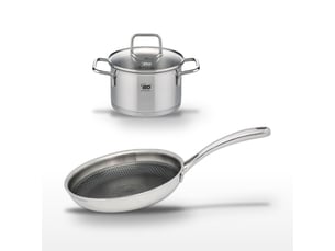 Lot poêle 24 cm & faitout 16 cm elo relief evolution