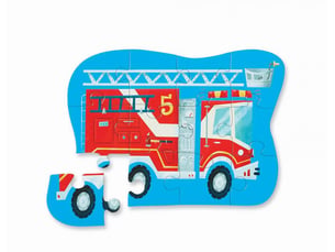 Puzzle 12pcs mini fire truck