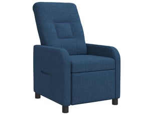 Fauteuil convertible VIDAXL  Tissu bleu