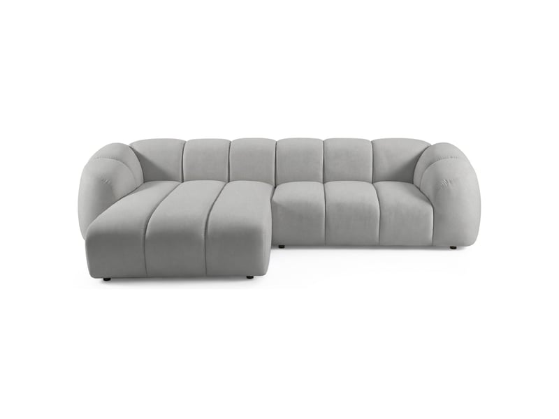 Selsey millma - canapé d'angle - 300 cm - velours gris clair Millma - Conforama D