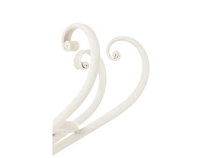 Porte-manteau en métal rune 199cm blanc
